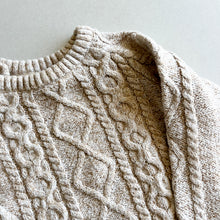 Load image into Gallery viewer, H&amp;M Cream Cabelknit Jumper - 2-3 years
