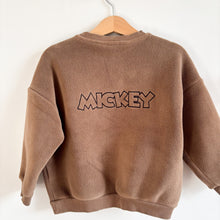 Load image into Gallery viewer, Zara Brown Mickey Fleece Jumper - 3 years
