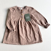 Load image into Gallery viewer, H&amp;M Brown Long Sleeve Dress - 12-18 months
