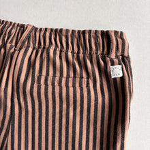 Load image into Gallery viewer, Sproet &amp; Sprout Brown Stripe Shorts - 4 years
