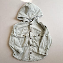 Load image into Gallery viewer, Zara Light Green Denim Jacket - 18-24 months
