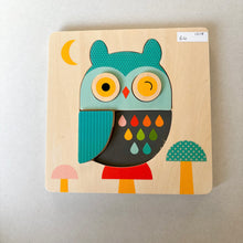 Load image into Gallery viewer, Petit Collage Owl Puzzle
