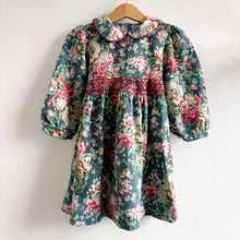 Load image into Gallery viewer, Vintage Blue Floral Dress - 4 years
