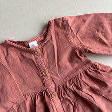 Load image into Gallery viewer, H&amp;M Pink Button Up Dress - 9-12 Months
