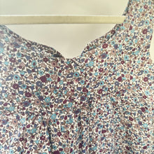 Load image into Gallery viewer, Vertbaudet Purple Floral Sleeveless Smock Top - 6 years
