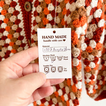 Load image into Gallery viewer, Handmade Autumnal Crochet Cardigan - 2-4 years (new!)
