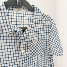 Load image into Gallery viewer, Lali White &amp; Blue Check Shirt - 4 years
