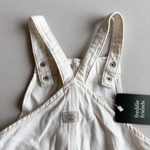 Load image into Gallery viewer, Zara White Short Dungarees - 2-3 years
