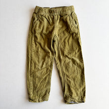 Load image into Gallery viewer, H&amp;M Green Needlecord Trousers - 4-5 years

