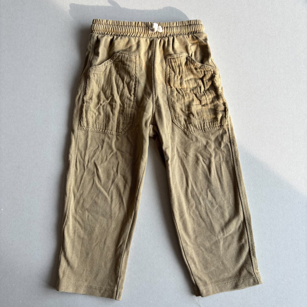 Zara Green Lightweight Trousers - 3 years