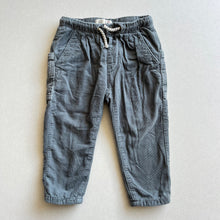 Load image into Gallery viewer, Zara Grey Finecord Trousers - 18-24 months
