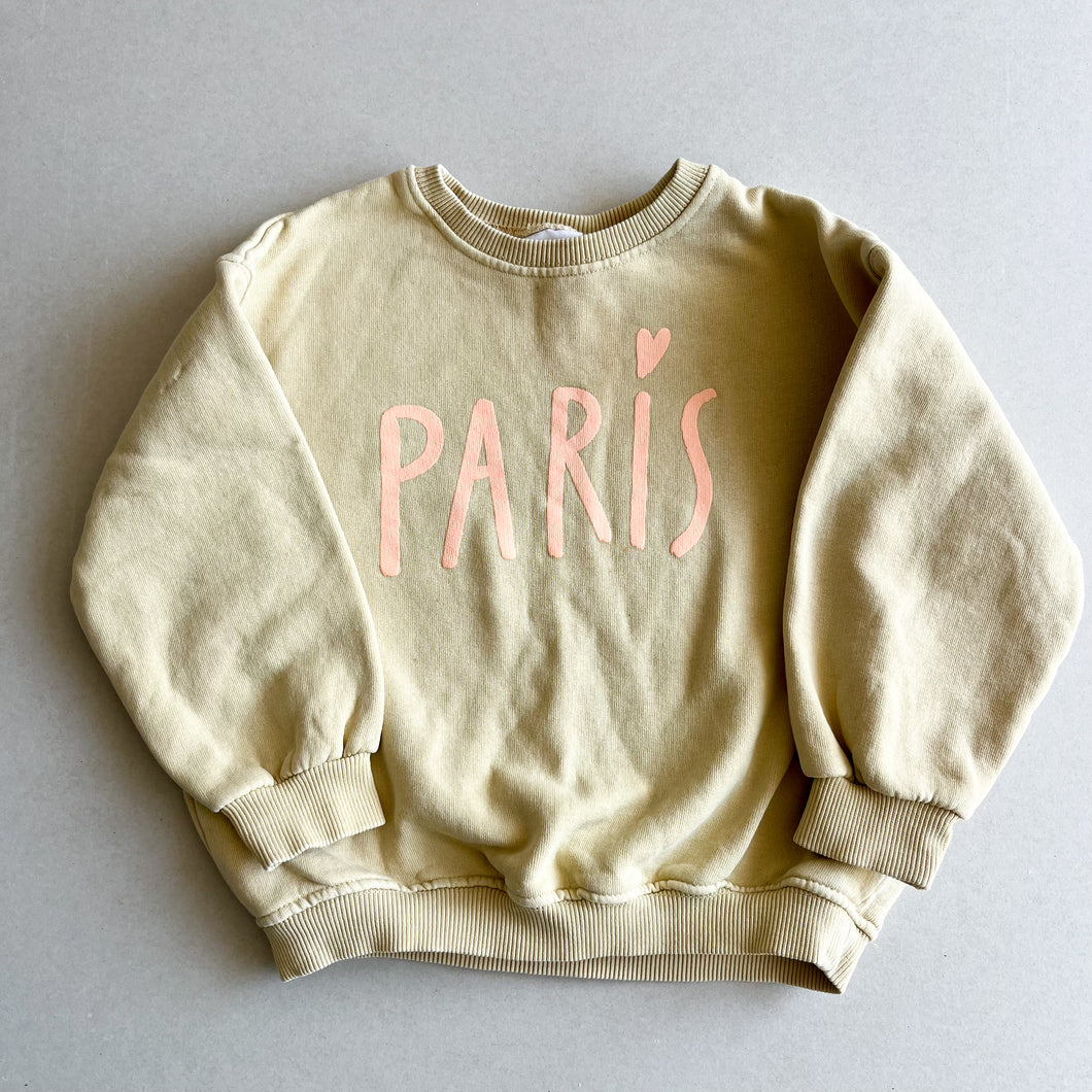 Zara Paris Sweater - 2-3 years