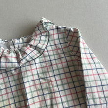 Load image into Gallery viewer, La Coqueta Cream Colourful Plaid Long Sleeve Dress - 4 years

