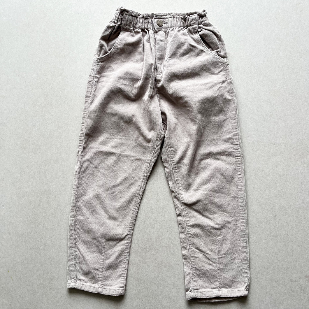 Zara Grey/Lilac Cord Trousers - 5-6 years